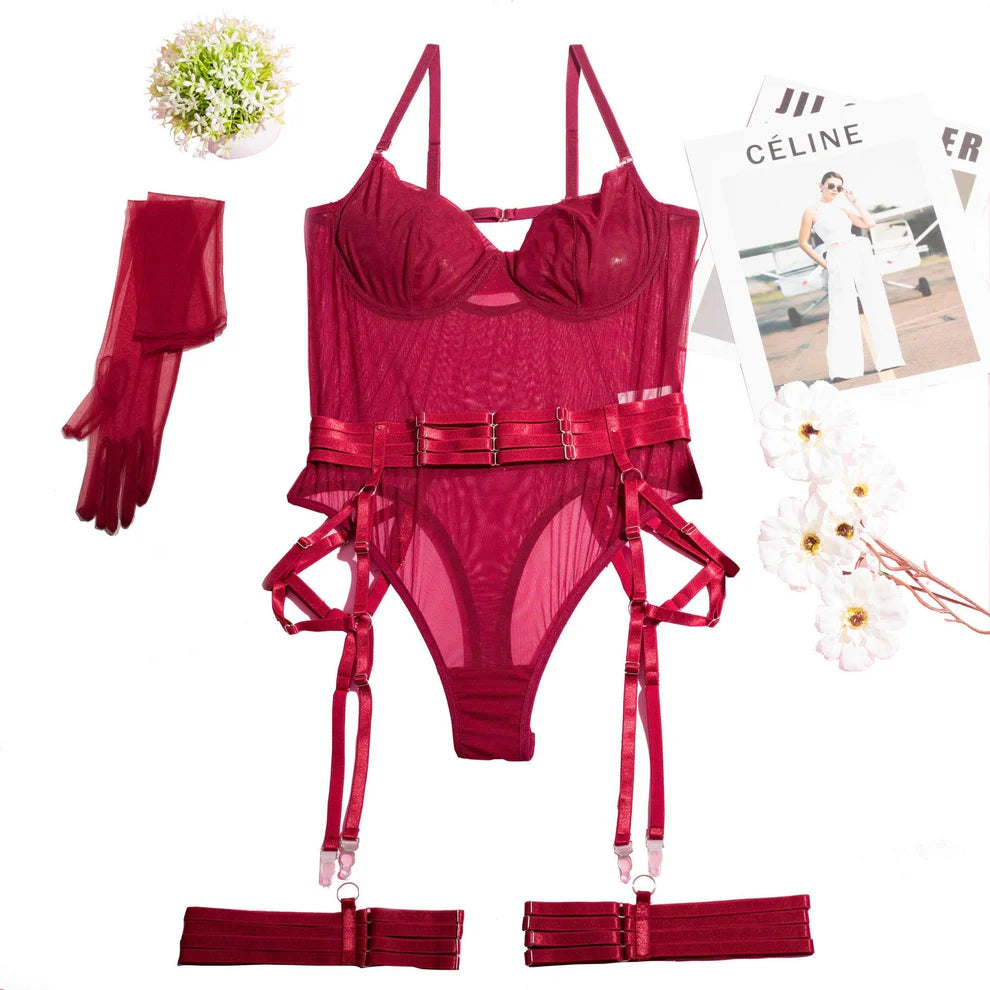 ROXELLE BORDEAUX SET 7712