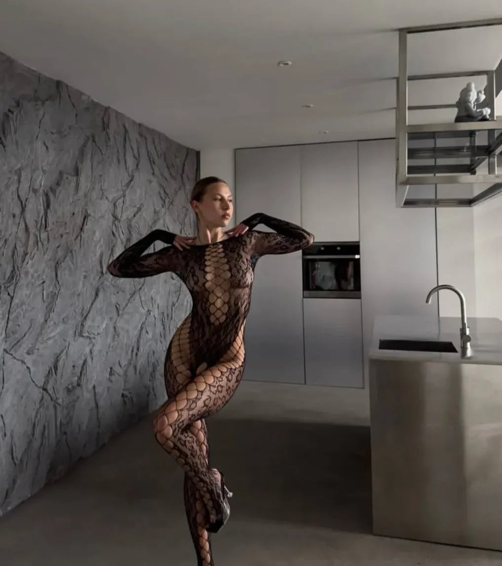 ARLINA CUTOUT BODY STOCKING