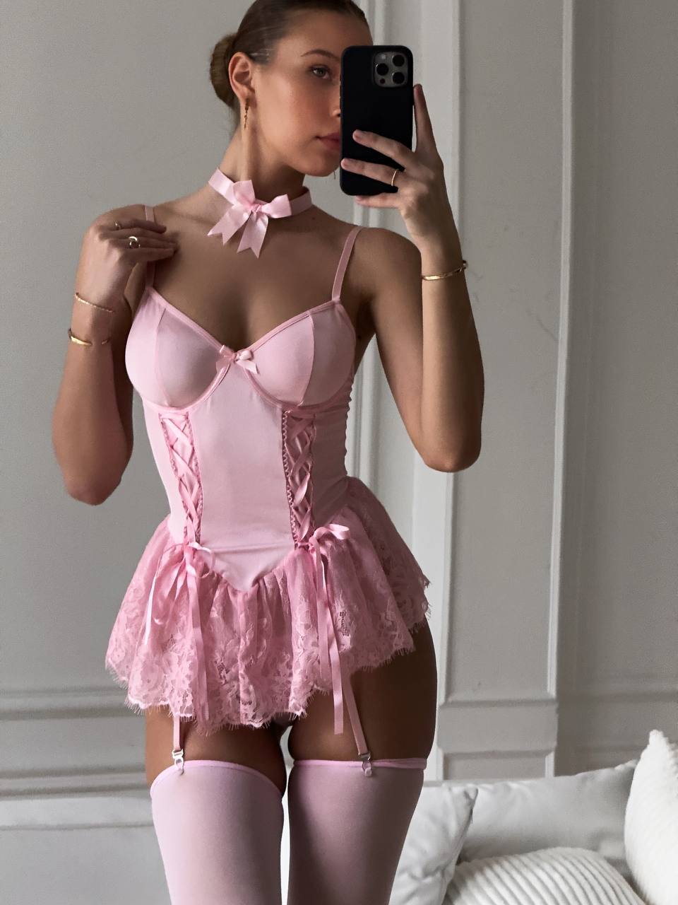 BIANA PREMIUM BABYDOLL PINK