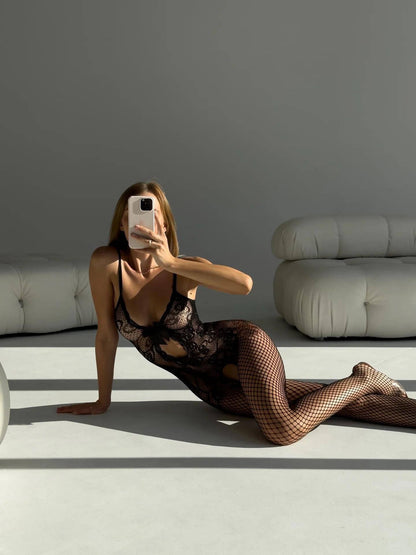 LUNARA BOW BODY STOCKING
