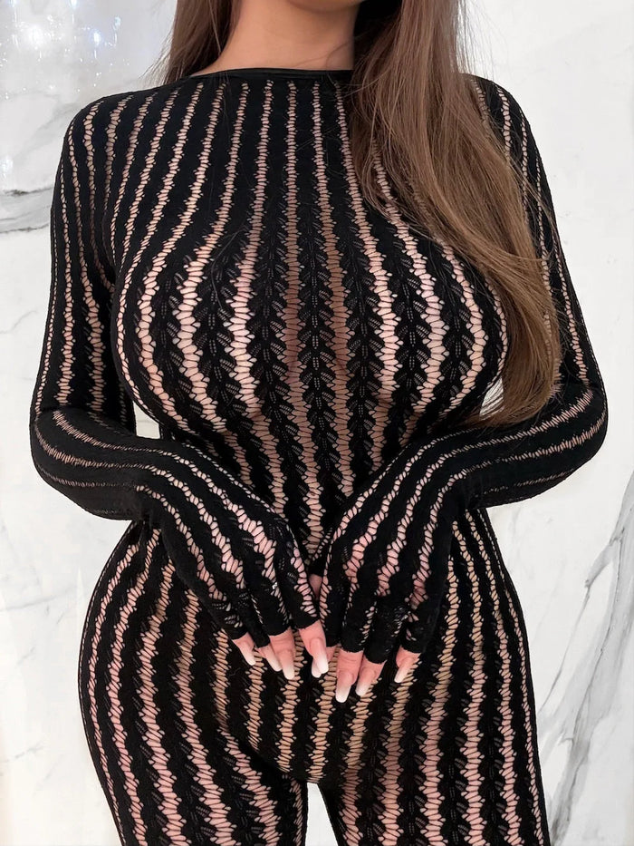 CALISTA WAVE LACE JUMPSUIT 8072