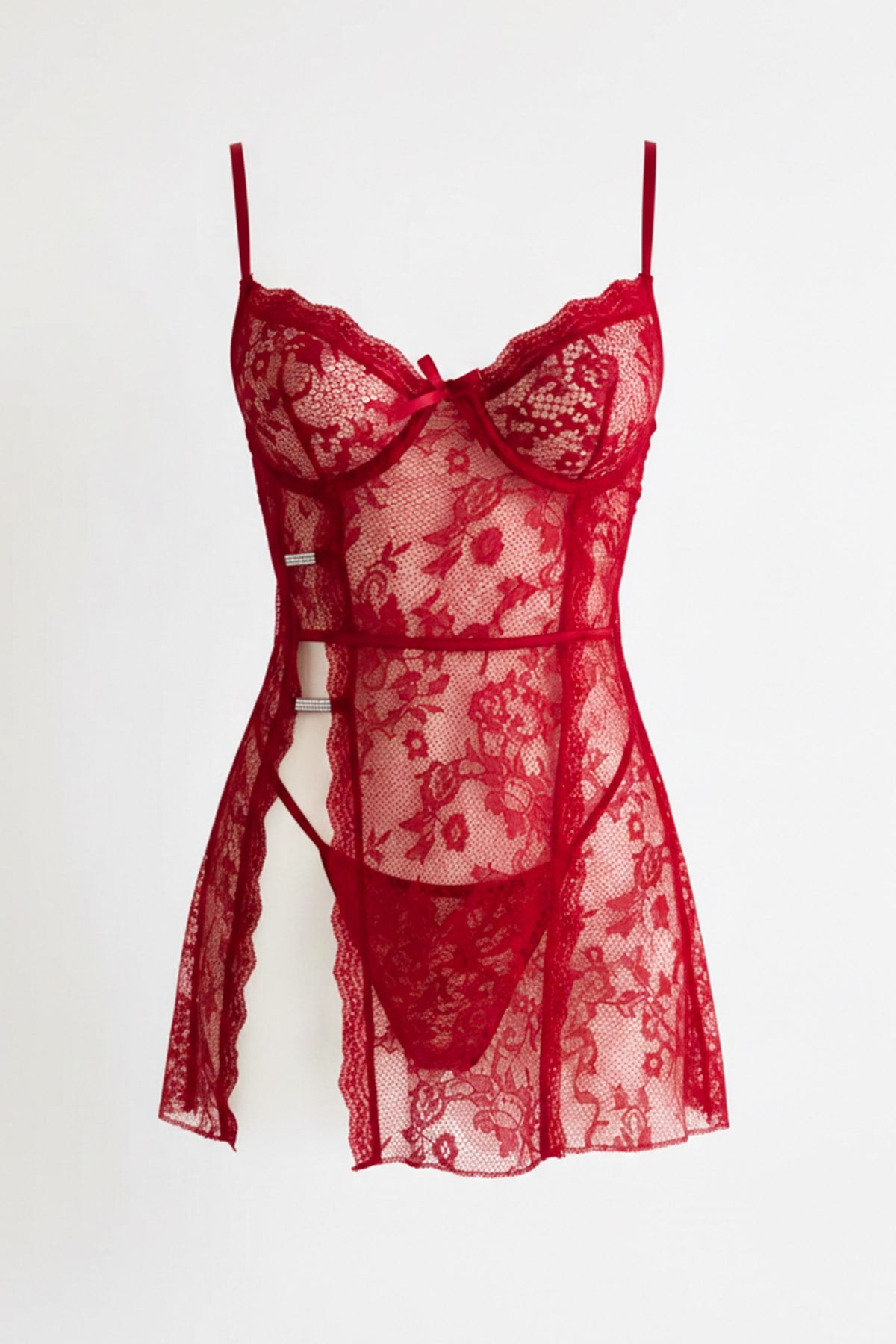 SCARLET SERAPHINE LACE BABYDOLL